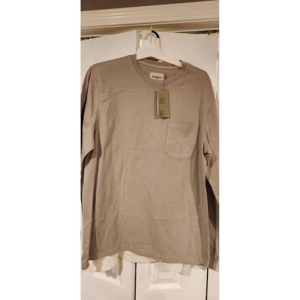 mens‎ goodfellow co long sleeve t shirt, Mens Large, NWT